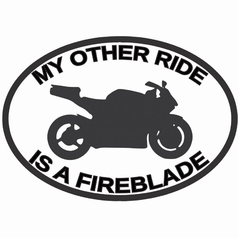 My Other Ride Is Fireblade  (GOLDEN YELLOW)